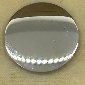 Vintage LaMode Sterling Silver Round Brooch Pin 1 inch